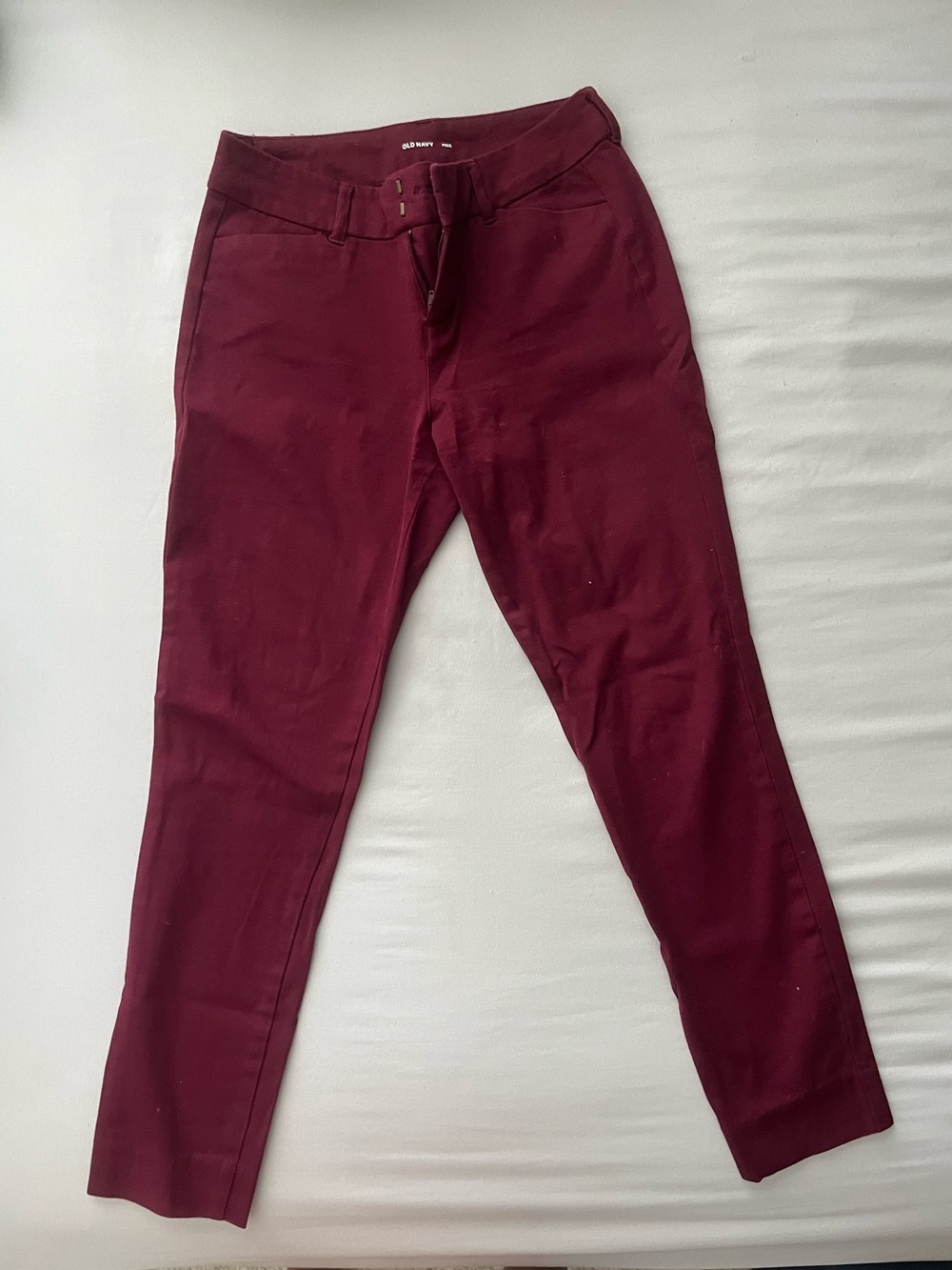 Old Navy Burgundy Skinny pixie Pants